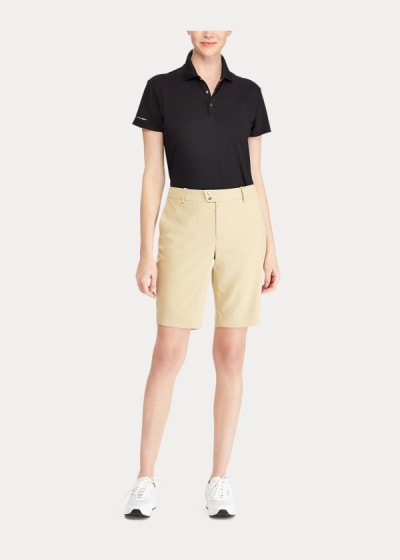 Polos Ralph Lauren Mujer Negros - Classic Fit Golf Tour - XULQH4569